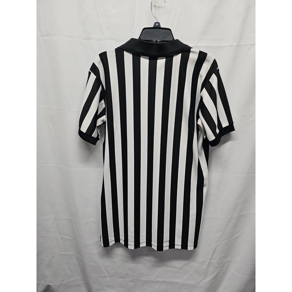 Rawlings Men Black Vtg Refere Official Jersey Shirt Basketball Football Hockey M - Picture 11 of 13